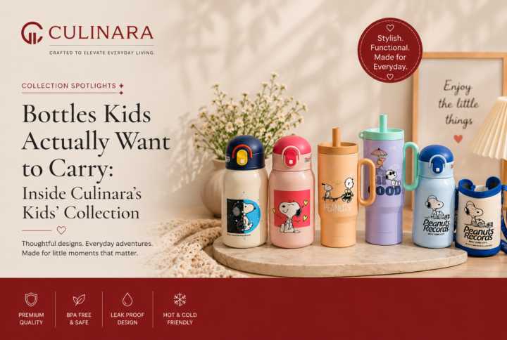 Bottles Kids Actually Want to Carry: Inside Culinara’s Kids’ Collection
