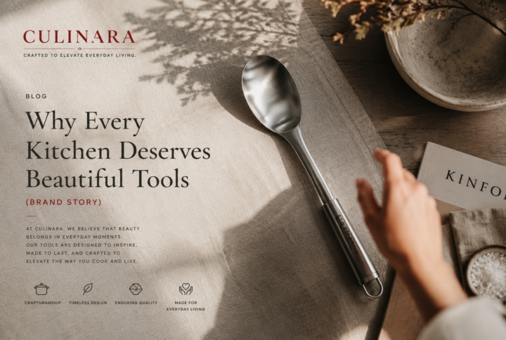 Why Every Kitchen Deserves Beautiful Tools, Not Just Functional Ones