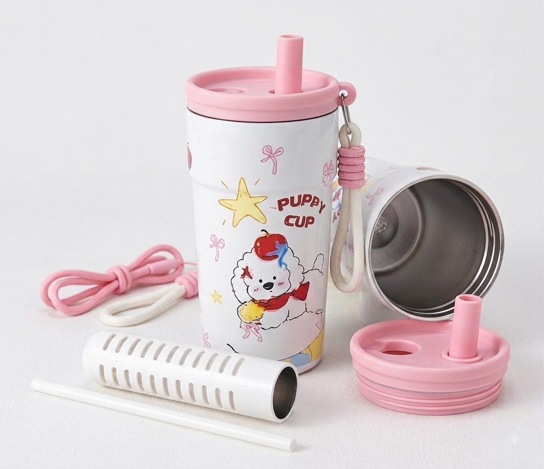 Culinara Cute Puppy Kawaii Tumbler Culinara Cute Puppy Kawaii Tumbler